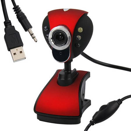 12M USB 2.0 6 LED WEB Camera Webcam + Mic for PC Laptop Desktop SKYPE MSN