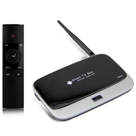 Android 4.2 Google Quad-

core WiFi Bluetooth RK3188 TV 

Box CS918 HDMI RJ45