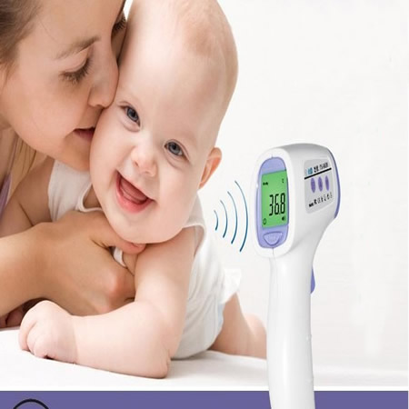 Non-Contact Wireless Laser Forehead Infrared IR Body Thermometer TS-6608