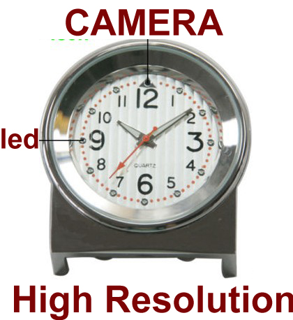 8GB 1280*960pixels Spy Mini Desk Camera Clock DVR Watch
