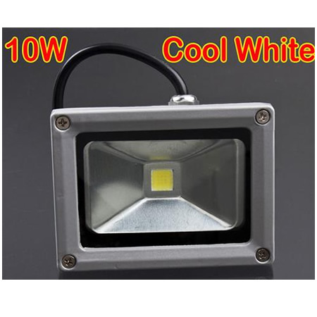 85-265V 10W Cool White LED Flood Light Floodlight Waterproof Garden Outdoor Lamp