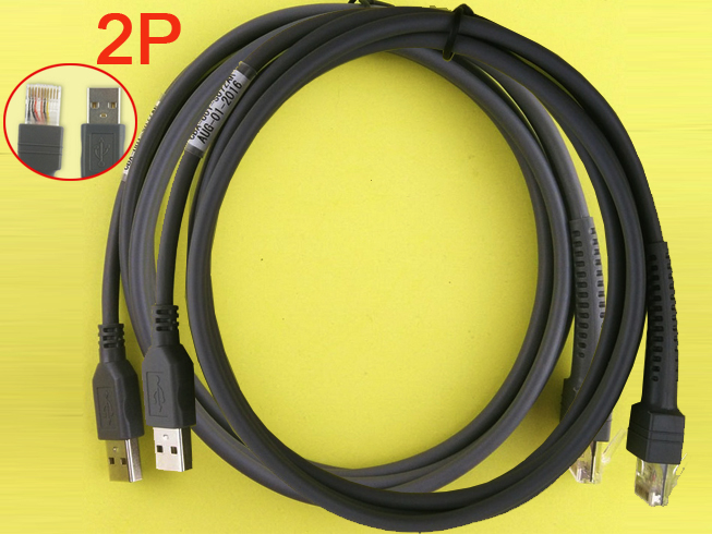 2pcs CBA-U01-S07ZAR 7ft 2M USB 

CABLE for MOTOROLA Symbol LS2208AP LS1203 LS4208(Barcode Scanner)
