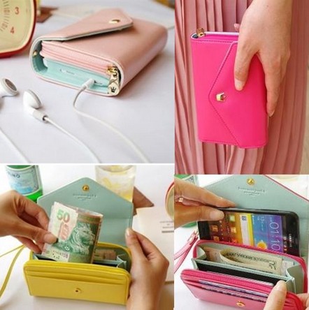 Multi Purpose Envelope Wallet Case 

Coin Purse for iPhone 4 4S 5 5G
