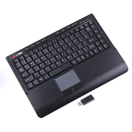 2.4GHz RF Slim Touch Wireless Keyboard With Touchpad