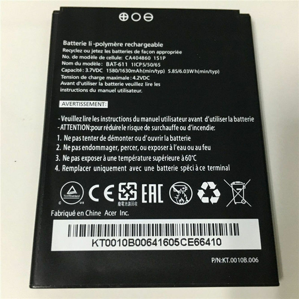 Acer Liquid Z4 Z140 Z160 Batterie