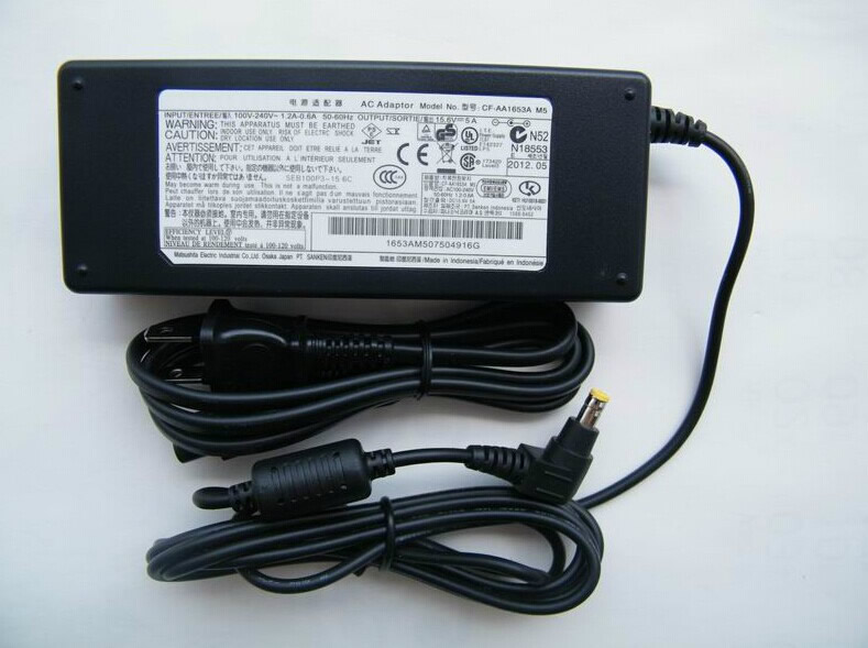 Panasonic AC Adaptor Toughbook CF-28 CF-48 CF-72 15.6V 5A CF-AA1653 M1