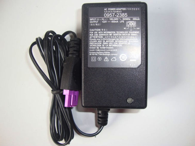 HP 1518 1510 1010 Printer 22v 455ma Charger