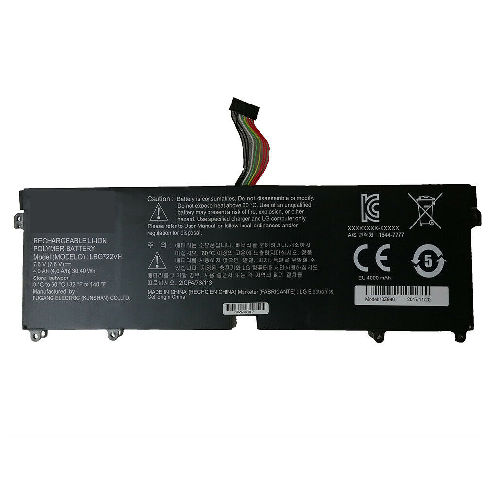 LG Gram 14Z950 13Z940 13ZD940 14Z950 A 13Z940 G/LG Gram 14Z950 13Z940 13ZD940 14Z950 A 13Z940 G Batterie