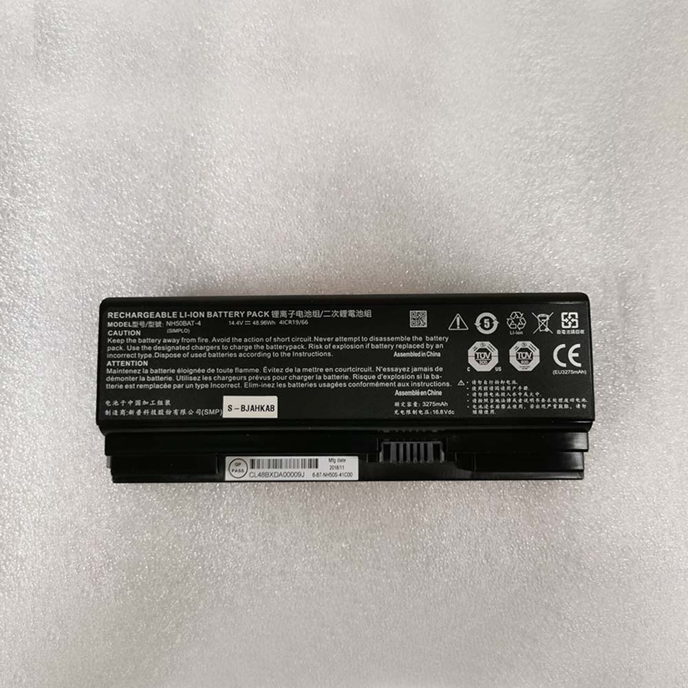 Clevo NH57RA NH57RC NH58RH NH58RA NH58RC NH58RD Batterie