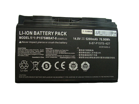Clevo 6 87 P157S 427 Batterie
