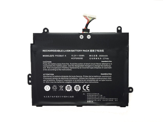 Clevo P950BAT 4 Batterie
