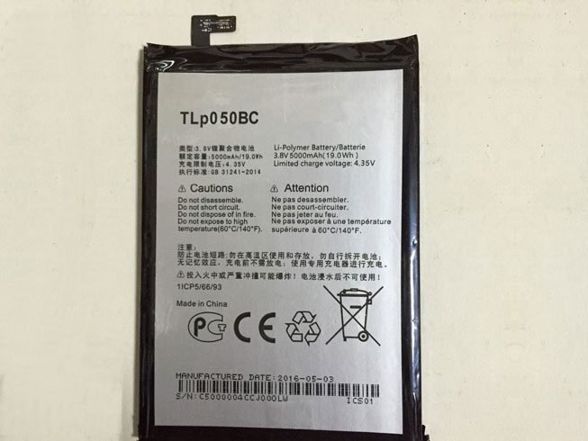 Alcatel Onetouch/Alcatel Onetouch/Alcatel Onetouch/Alcatel Onetouch Batterie