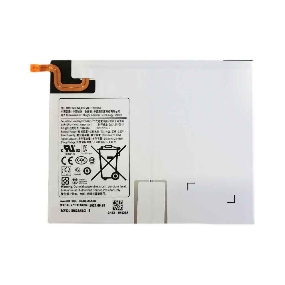 Samsung Galaxy Tab A T510 T515/Samsung Galaxy Tab A T510 T515/Samsung Galaxy Tab A T510 T515/Samsung Galaxy Tab A T510 T515 Batterie